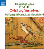 the album cover for J Bach S / Rubsam - Goldberg Variations