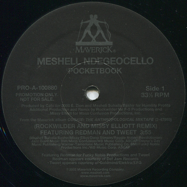 Meshell Ndegeocello* : Pocketbook (12", Promo)