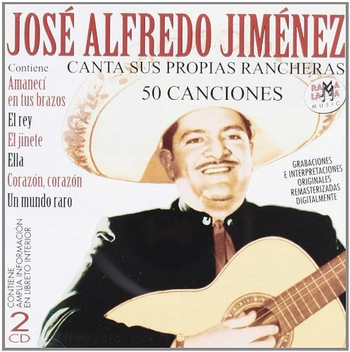 Jose Alfredo Jimenez - Canta Sus Propias Rancheras 50 Canciones (CD)