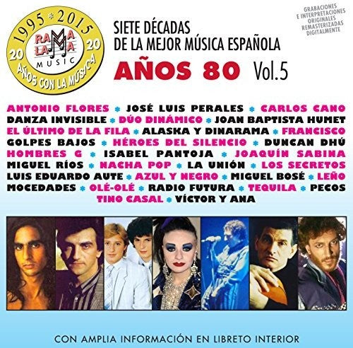 7 Decadas De La Mejor Musica Espanola Anos 80 V5 - 7 Decadas De La Mejor Musica Espanola Anos 80 Vol 5 / ヴァリアス (CD)
