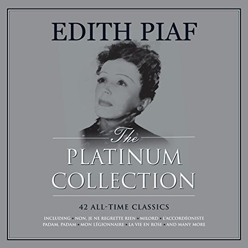 the album cover for Edith Piaf - Platinum Collection [Colored Vinyl] (Wht) (Uk)