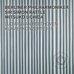 the album cover for Beethoven / Berliner Philharmoniker / Uchida - Klavierkonzerte 1-5