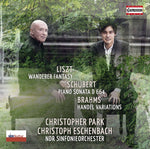 the album cover for Brahms / Park / Eschenbach - Wanderer Fantasy