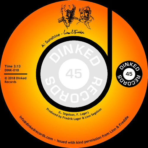 the album cover for Linn & Freddie - Sunshine / Be Thankful For What U Got