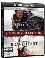 Colección de 2 películas Gladiador / Corazón Valiente (4K Ultra HD)