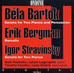 the album cover for Raekallio / Lagerspetz - Bartuk Bergman Stravinsky