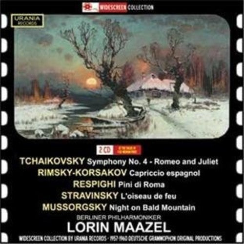 the album cover for Berlin Radio Orchestra / Maazel - Firebird / Romeo & Juliet