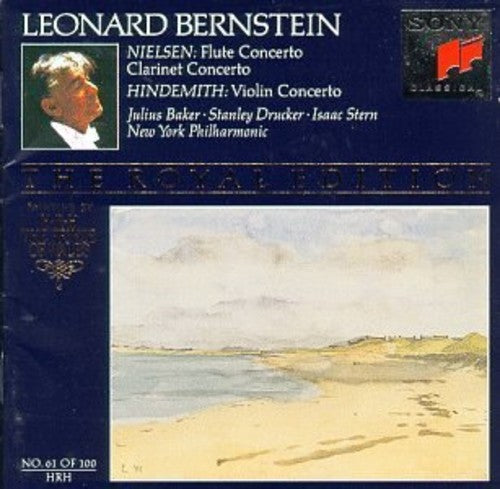 the album cover for Bernstein / New York Philharmonic - Concertos / Hindemith
