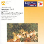 the album cover for Philadelphia Orchestra / Ormandy - Symphony 5