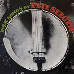 the album cover for Pete Seeger - Folk Songs By....