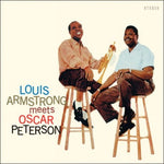the album cover for Louis Armstrong - Meets Oscar Peterson [Colored Vinyl] [Limited Edition] [180 Gram] [Remastered]