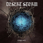 the album cover for Desert Storm - Omens