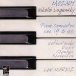 the album cover for Lev Markiz - Piano Concertos 19 & 20