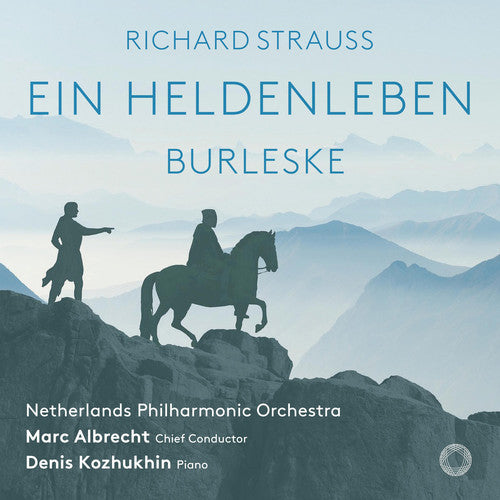 the album cover for Strauss - Ein Heldenleben / Burleske