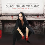 the album cover for Satie / Brankovich - Black Swan of the Piano