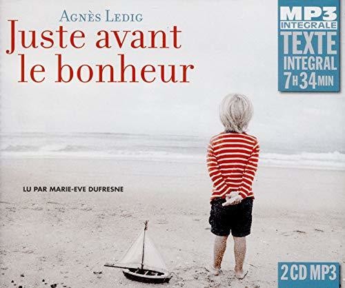 the album cover for Anges Ledig - Juste Avant Le Bonheur