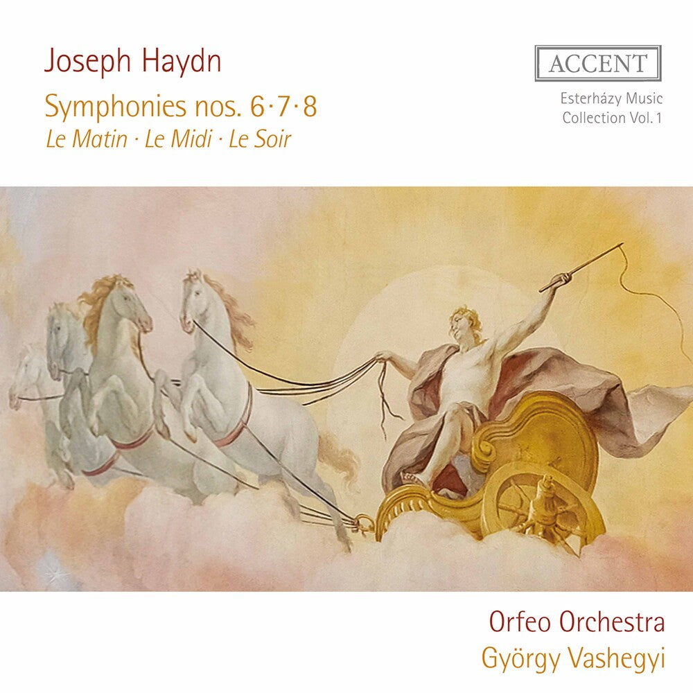 the album cover for Haydn / Orfeo Orchestra / Vashegyi - Symphonies 6-8