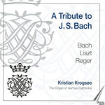 the album cover for Liszt / Krogsoe - Tribute To J.S. Bach