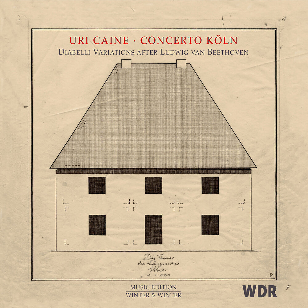 the album cover for Beethoven / Caine / Concerto Koln - Diabelli Variations