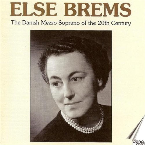 the album cover for Else Brems - Danish Mezzo