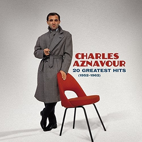 the album cover for Charles Aznavour - 20 Greatest Hits (1952-1962)