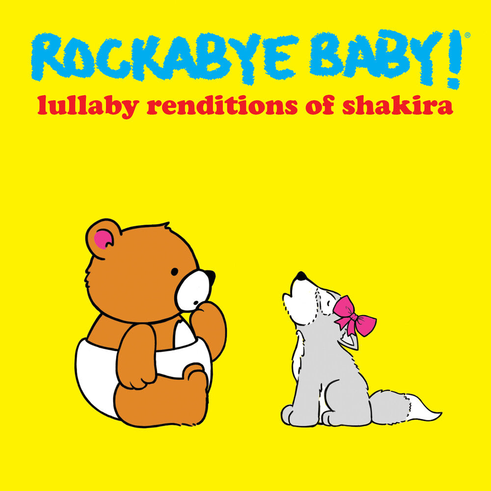 the album cover for Rockabye Baby! - Lullaby Renditions Of Shakira