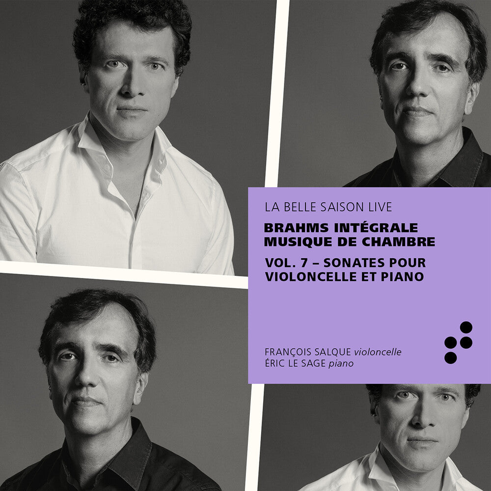 the album cover for Brahms / Sage / Salque - Integrale Musique de Chamb 7