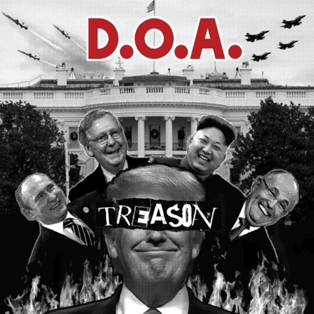 the album cover for Doa - Treason