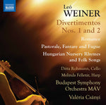 the album cover for Weiner / Csanyi - Divertimentos 1 & 2