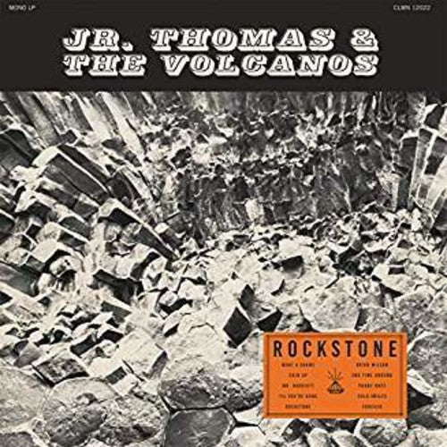 the album cover for Jr. Thomas & The Volcanos - Rockstone