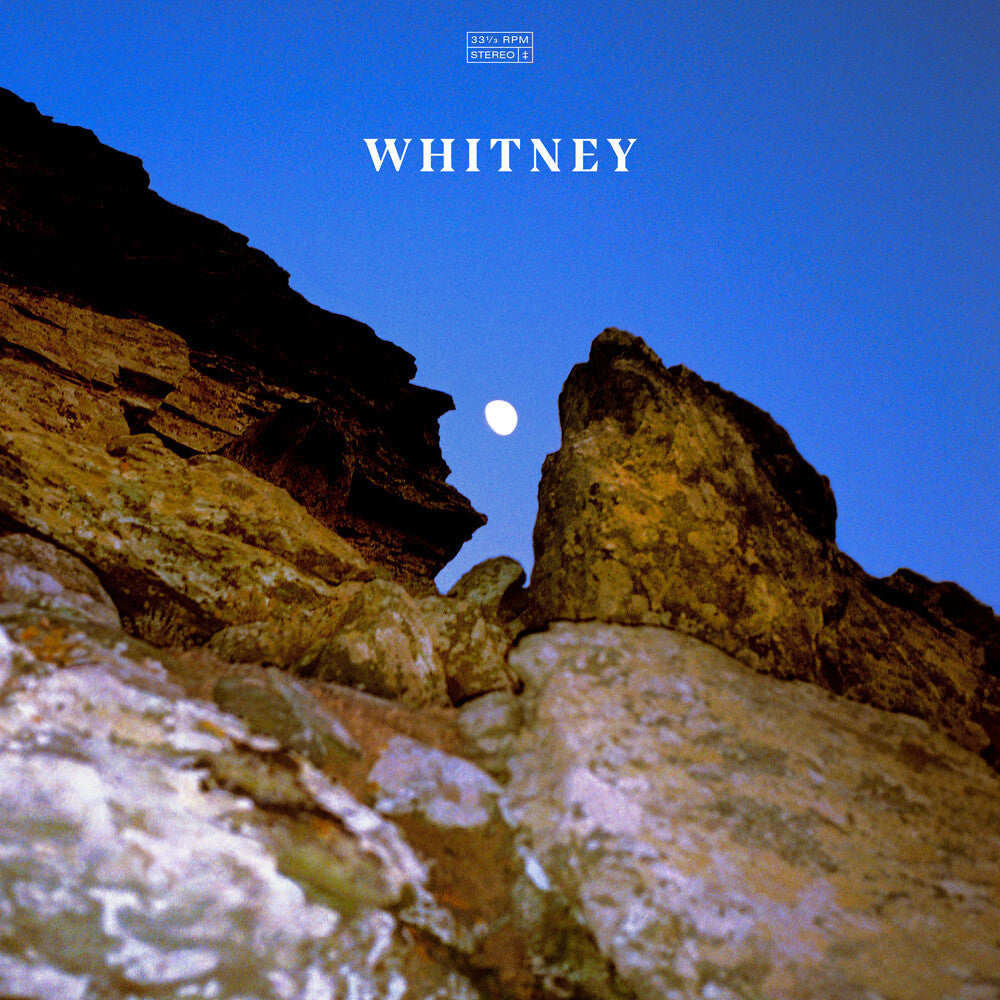 the album cover for Whitney - Candid [Indie Exclusive Limited Edition Clear Blue LP]