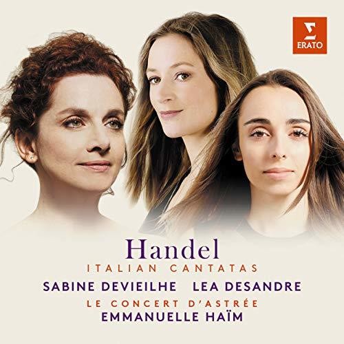 the album cover for Sabine Devieilhe / Desandre,Lea / Haim,Emmanuelle - Handel: Aminte E Fillide Lucrezia Armida