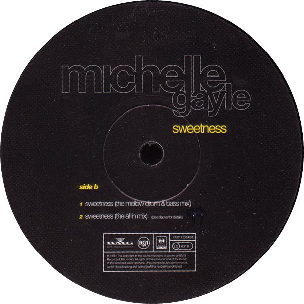Michelle Gayle : Sweetness (12", Single)