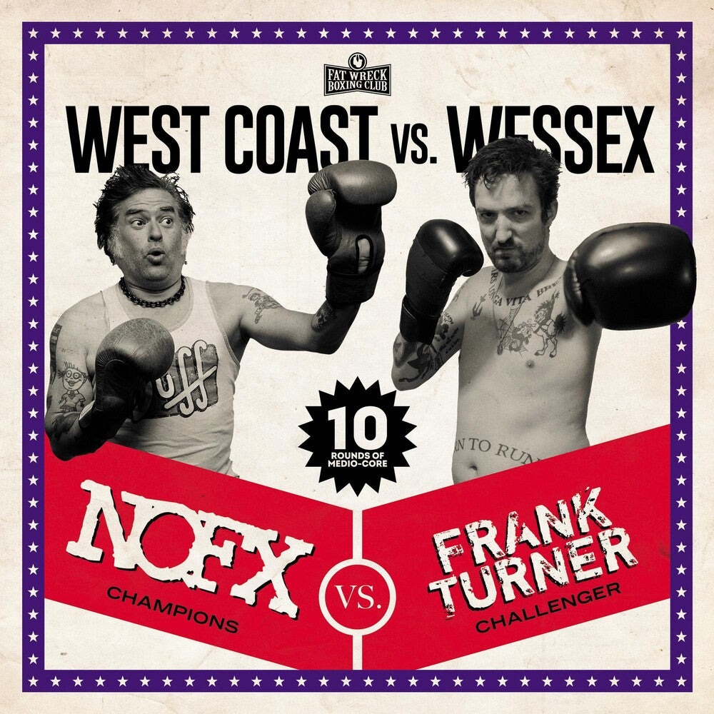 the album cover for NOFX - West Coast Vs. Wessex