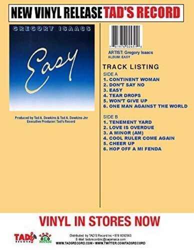 Gregory Isaacs - Fácil (Vinilo)