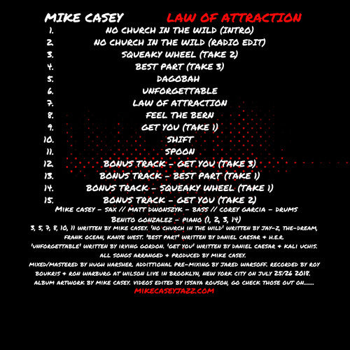 Mike Casey - Ley de la Atracción (CD)