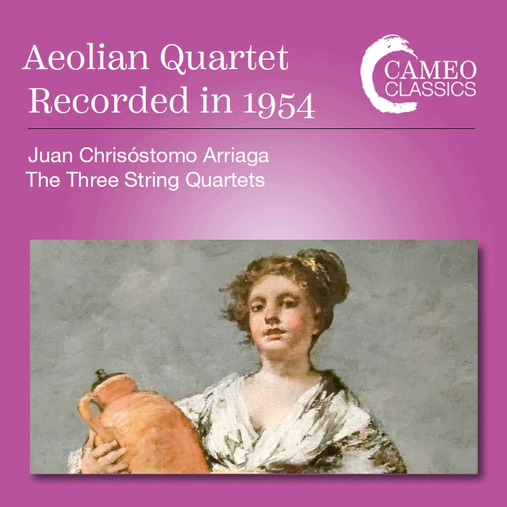 the album cover for Arriaga / Aeolian Quartet - Three String Quartets