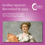 the album cover for Arriaga / Aeolian Quartet - Three String Quartets