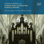 the album cover for J Bach S / Geffert - Johannes Geffert Plays Leyding