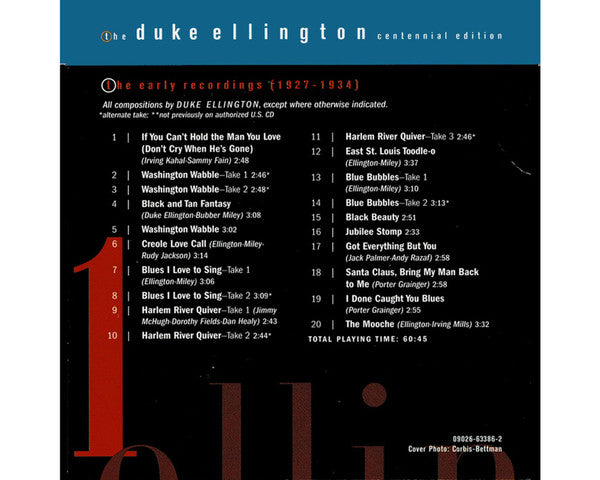 Duke Ellington : The Duke Ellington Centennial Edition: The Complete RCA Victor Recordings (1927-1973) (24xCD, Comp, RM + Box)