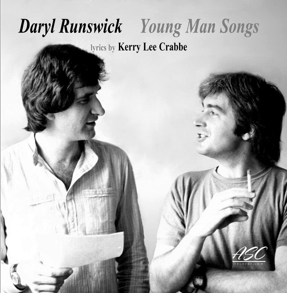 the album cover for Daryl Runswick - Young Man Songs