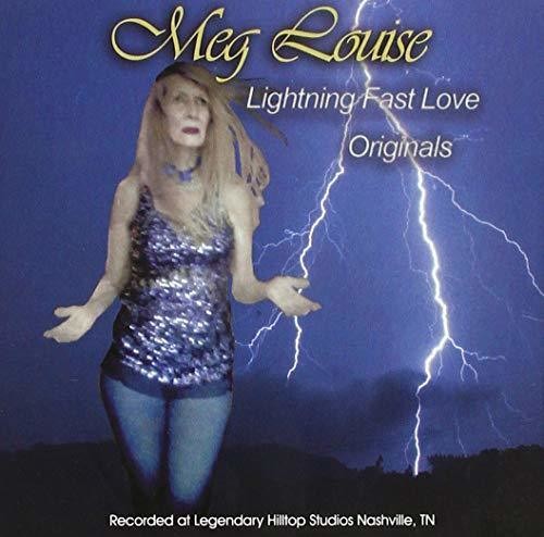 the album cover for Meg Louise - Lightning Fast Love