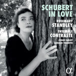 the album cover for Schubert / Thorette / Standley - Schubert in Love