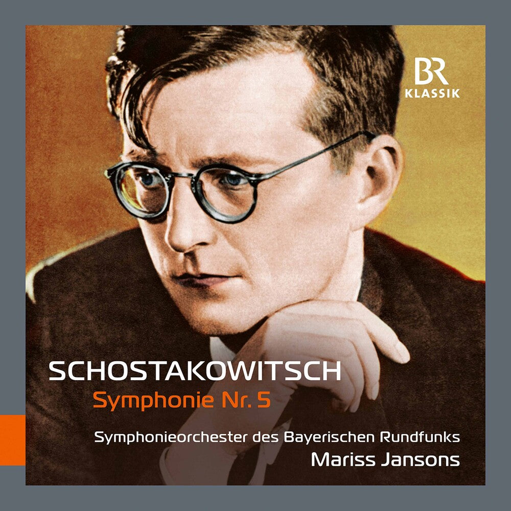 the album cover for Shostakovich / Jansons - Symphonie 5