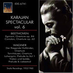 the album cover for Beethoven / Karajan / Berliner Philarmoniker - Karajan Spectaclar 6
