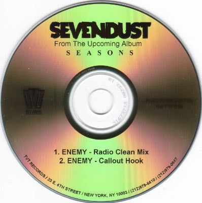 Sevendust : Enemy (CDr, Single, Promo)