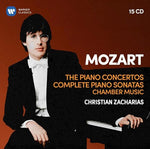Christian Zacharias - Mozart: Piano Concertos 5-27, 19 Piano Sonatas, Piano Quartets 1-2 (CD)