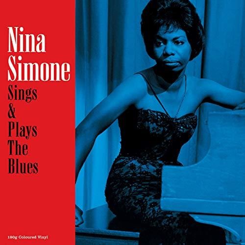 the album cover for Nina Simone - Sings & Plays The Blues (Blue) [Colored Vinyl] [180 Gram] (Uk)