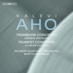 the album cover for Aho / Rijen / Rudder - Concerto for Trombone & Orchestra