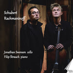 the album cover for Schubert / Swensen / Strauch - Swensen & Strauch Play Schubert & Rachmaninoff